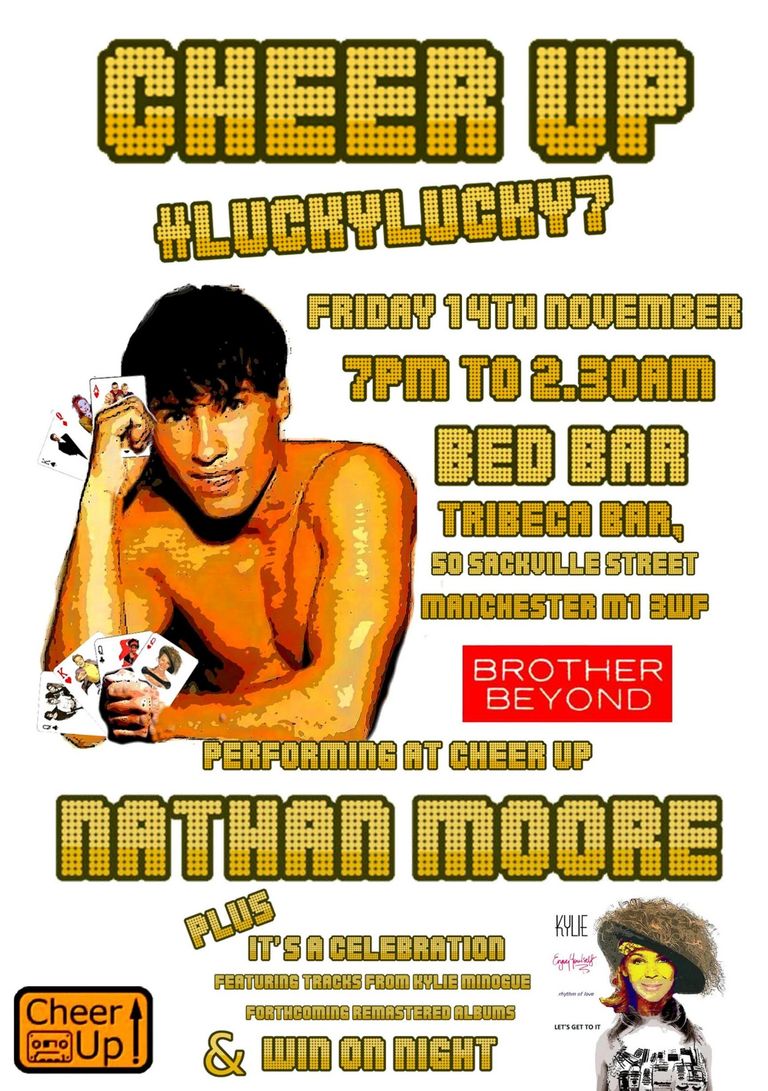 Cheer Up Lucky, Lucky 7, Bed Bar Manchester, Friday 14th November 2014 featuring Nathan Moore live